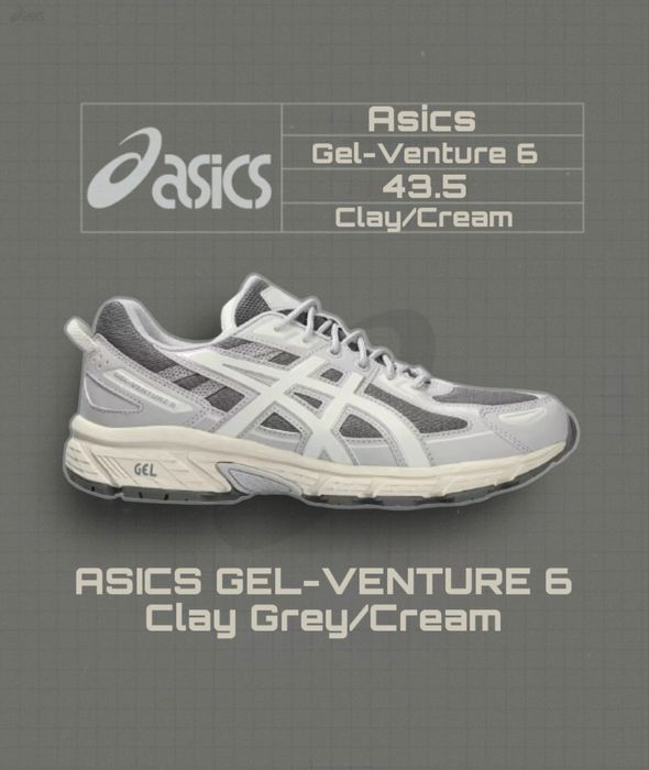 ASICS Gel-Venture 6 Clay Gray/Cream 43.5 NOI