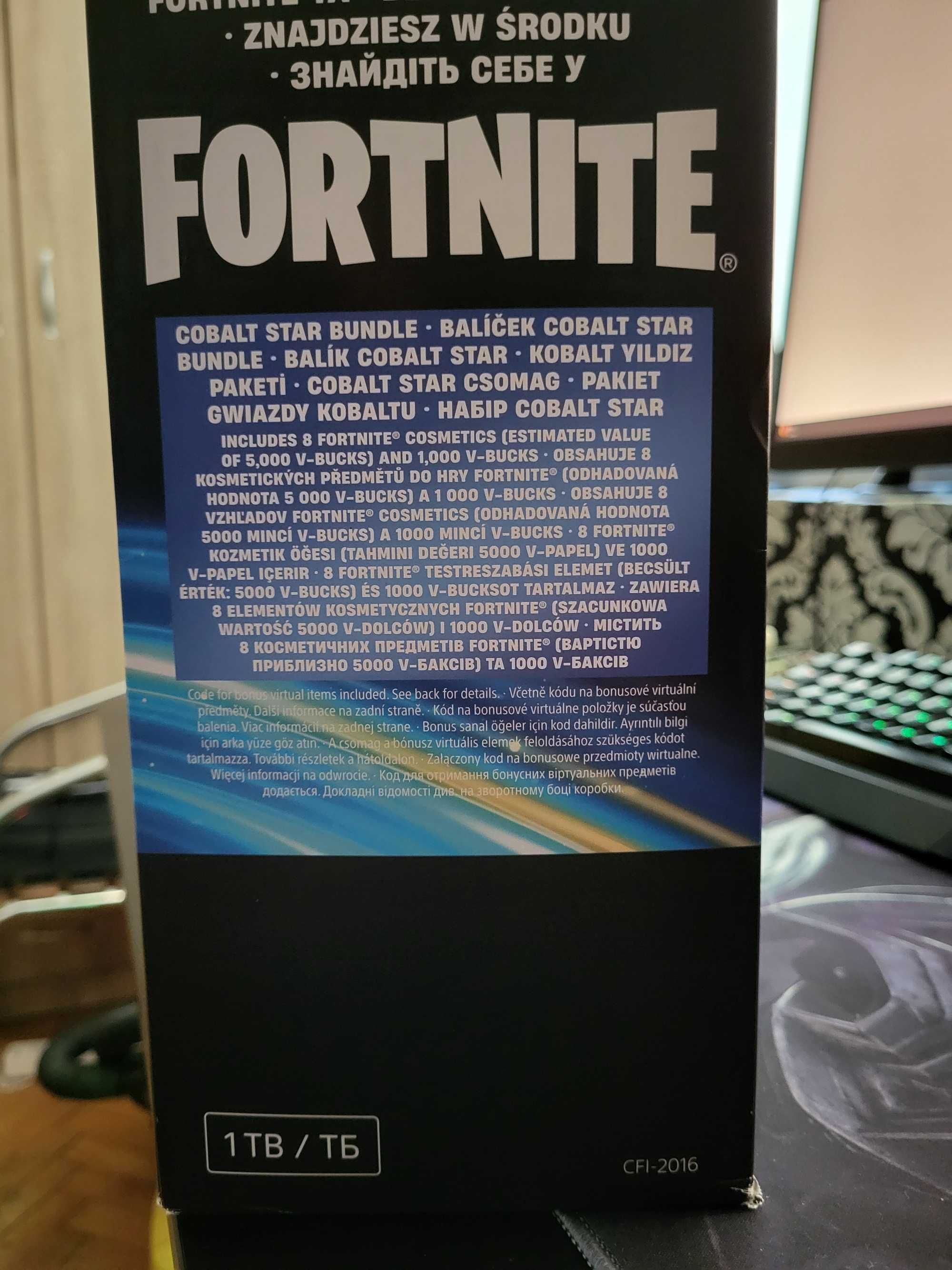 PlayStation 5 (Slim) - Fortnite Cobalt Star Bundle 1 TB