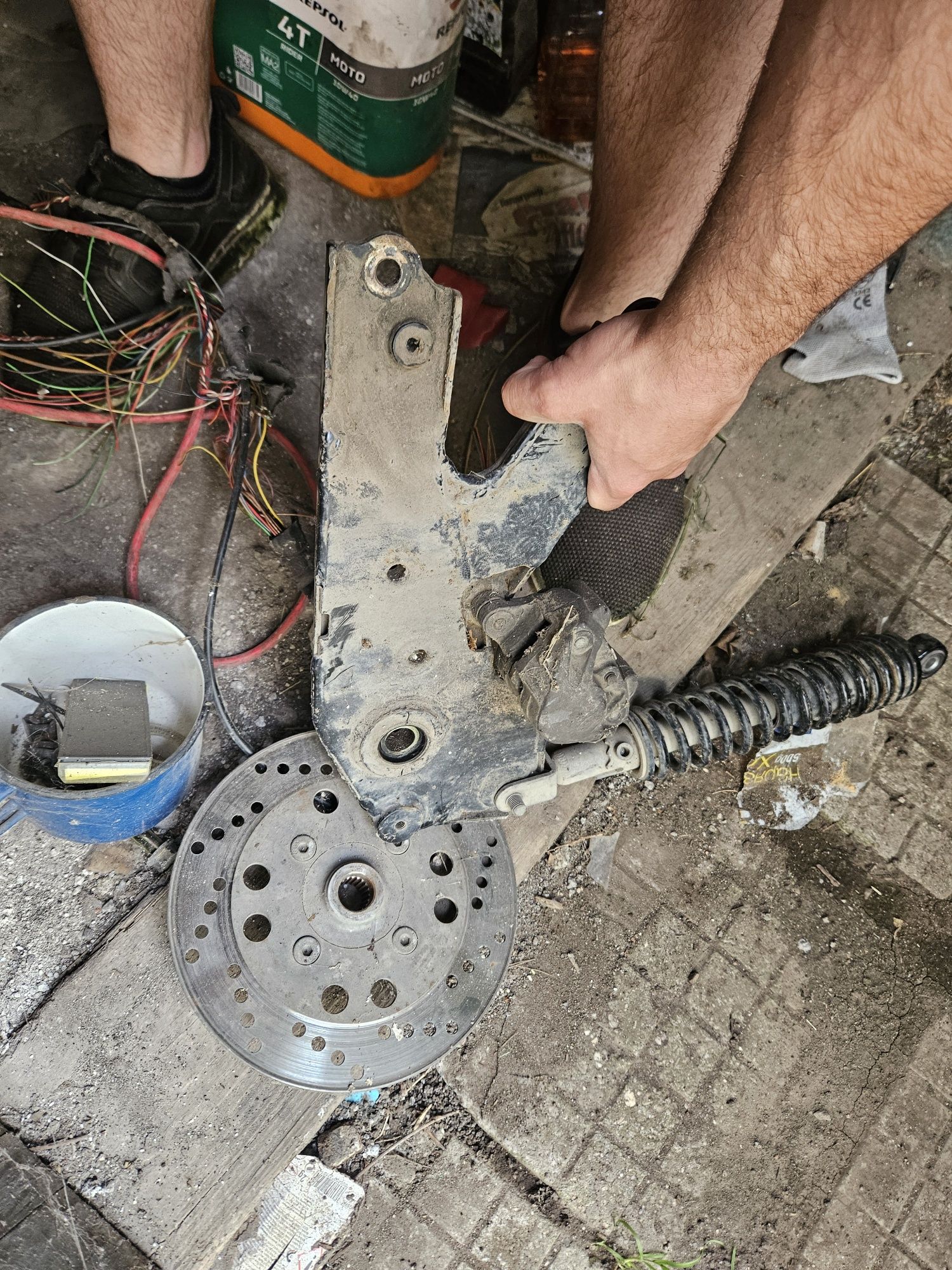Suzuki burgman 150 на части