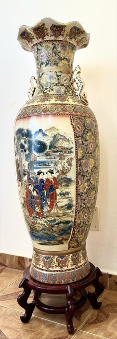 Vaza chinezeasca ZEN ceramica restaurant bar feng shui decor - Mare