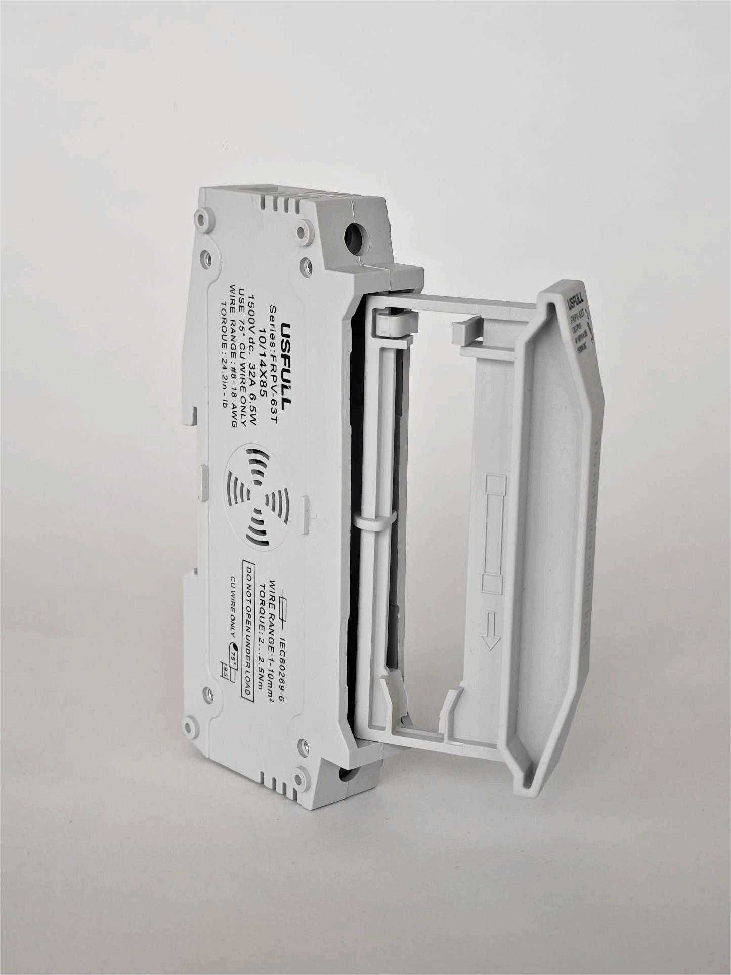 DC Основа за стопяем предпазител за бушон 10×38/10x85 1000V- 1500V