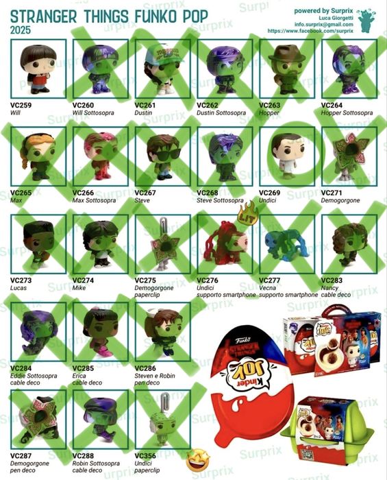 Stranger Things Kinder Joy