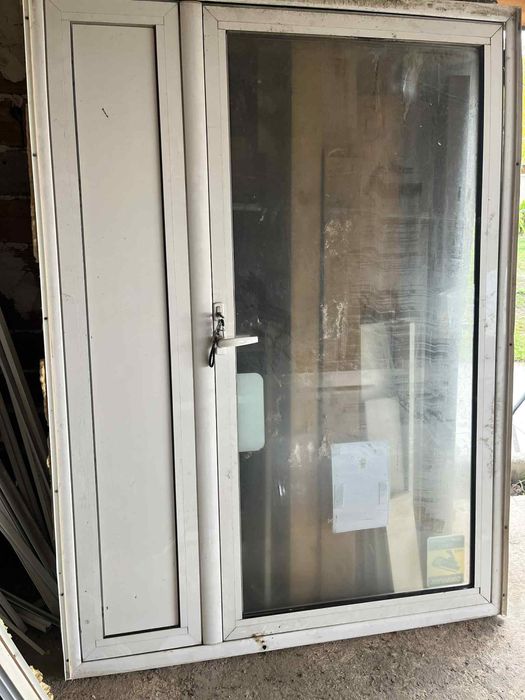 PVC Входна Врата Бяла