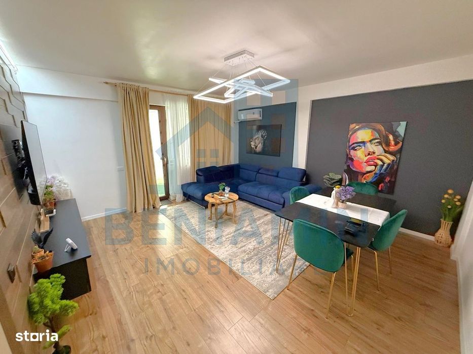 2 Camere-Loc Parcare privat-Mobilat modern-Lux-Impecabil-Central