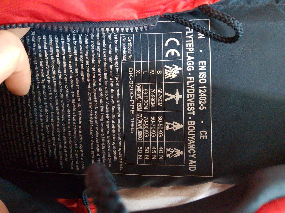 Спасителна жилетка 30-50 кг