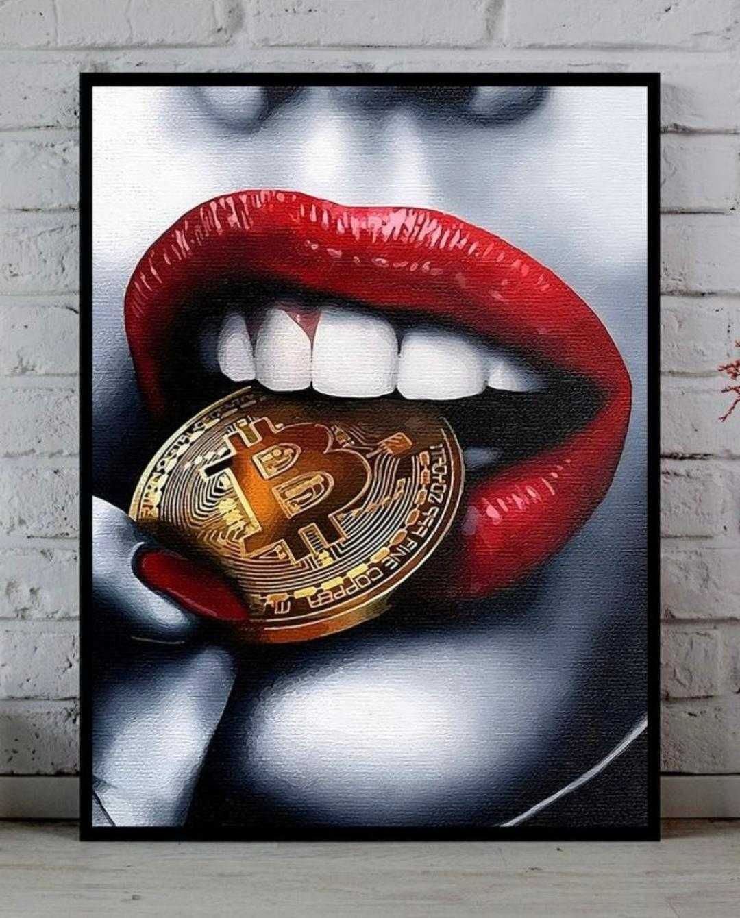 Tablou Bitcoin RedLips