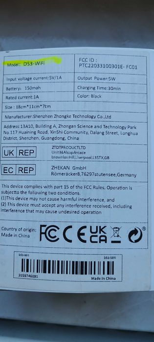 Camera filmare auto cu 3 canale HD 1080P D53 WiFi, viziune nocturna