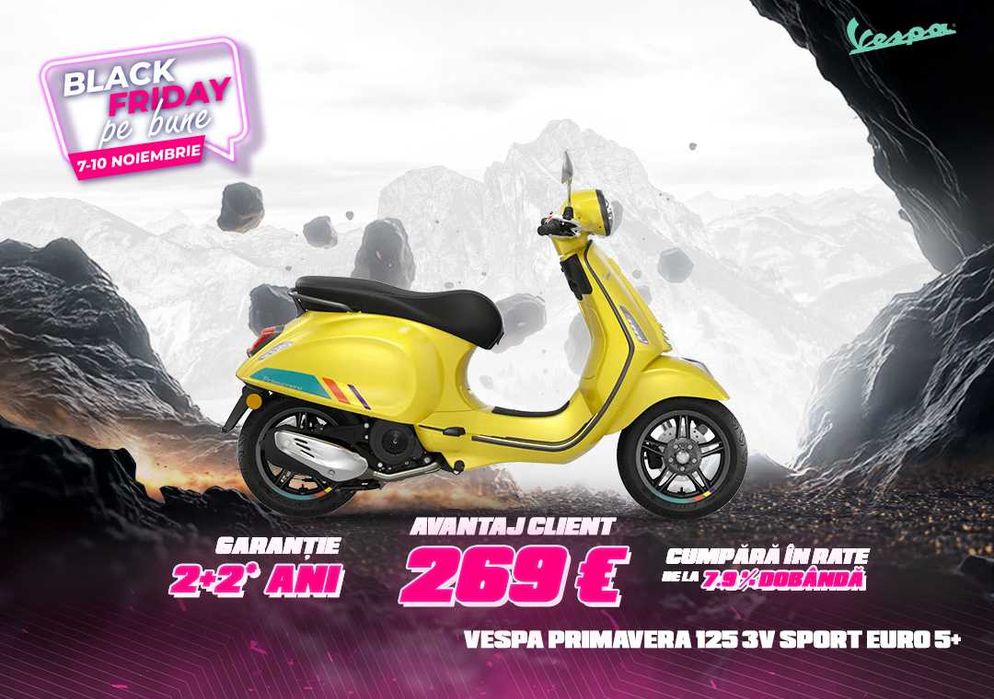 Scuter Vespa Primavera 125 3V Sport Euro 5+