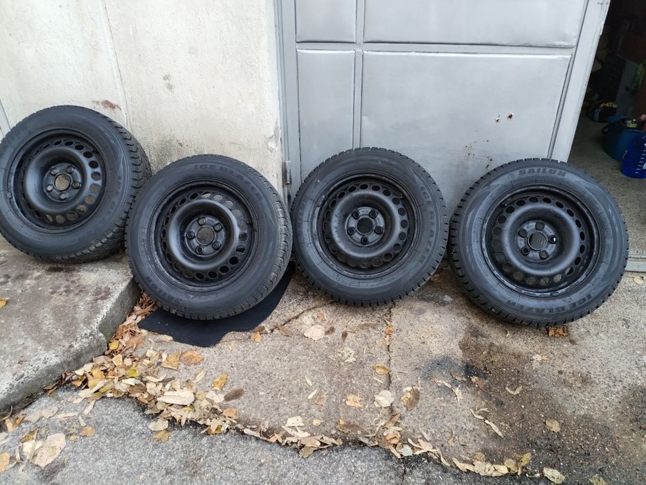 Jante 5x120 R16 Vw T5 T6 Caravelle Multivan+Anvelope Iarnă 205 65 R16C