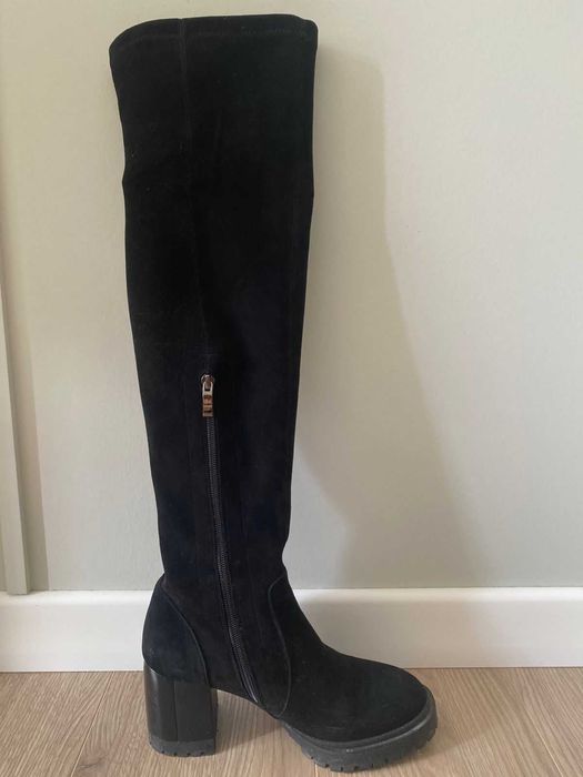 Сапоги ботфорты почти новые!