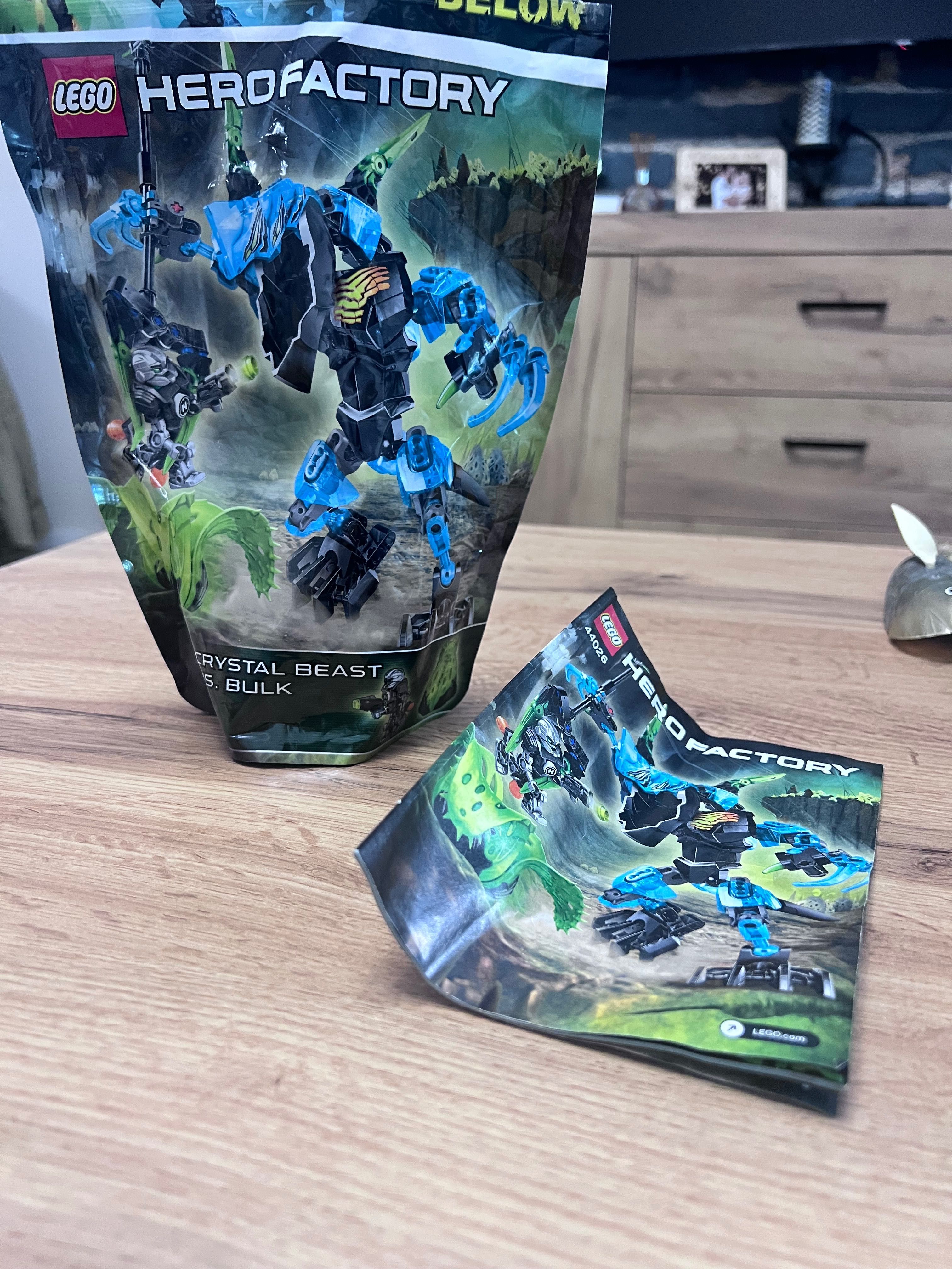Конструктор Lego hero factory crystal beast vs bulk