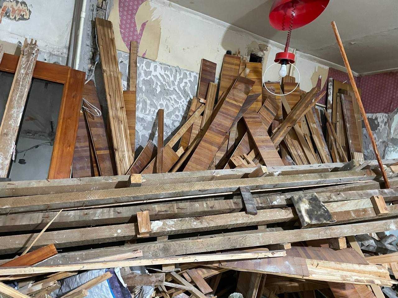 Продаются б/у балки, доски, лаги