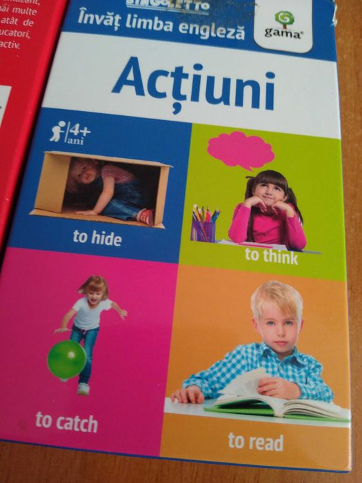Pachete cu 56 de carduri fiecare pachet de învățat limba engleza
