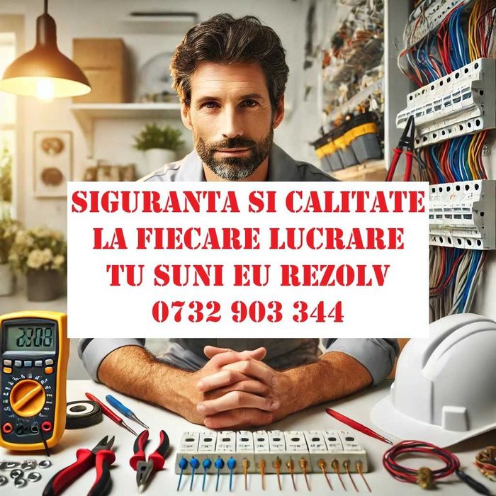 Electrician-Servicii Electrice Complete-Montaj, Reparații, Verificări