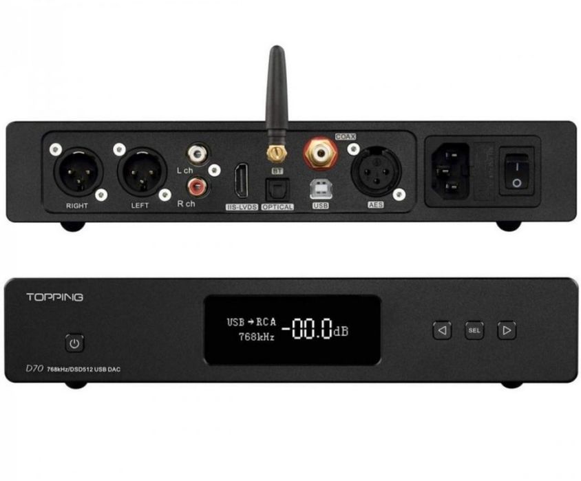 Amplificator DUAL CV1700, Convertor Digital/Analog - DAC  ToppingD70