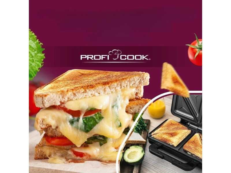 Тостер за Сандвичи за XXL Филии ProfiCook PC-TA 1092