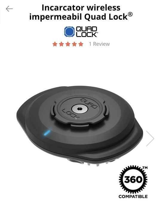 Pachet suport Quad Lock cu prindere pe ghidon