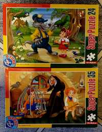Puzzle D-Toys / Puzzle Scufita Rosie / Puzzle Hansel și Gretel