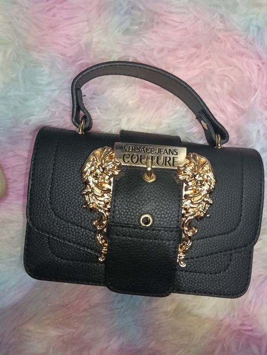 Genti dama Versace neagra noua