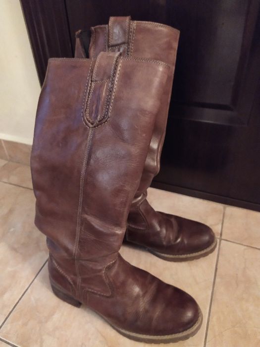 Ботуши зимни  естествена кожа