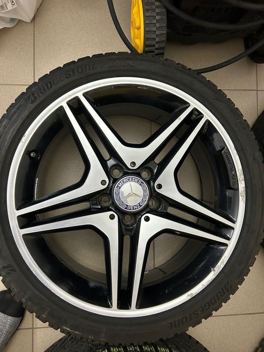 Jante 18 Mercedes AMG cu cauciucuri iarna Bridgestone