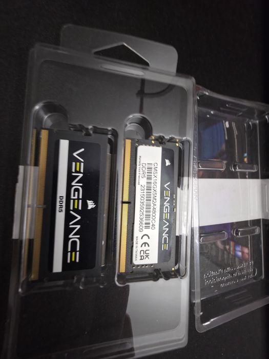 Memorie notebook Corsair Vengeance 16GB, DDR5, 4800MHz, CL40, 1.1v