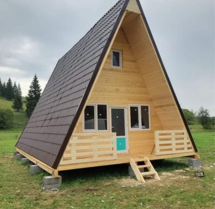 Vindem cabane tip A frame