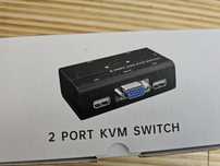 2 Порта USB VGA KVM Превключвател