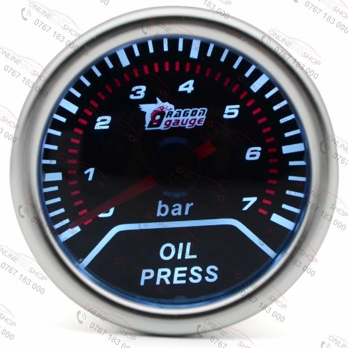 Ceas presiune ulei 7 bar cu diametru 52mm