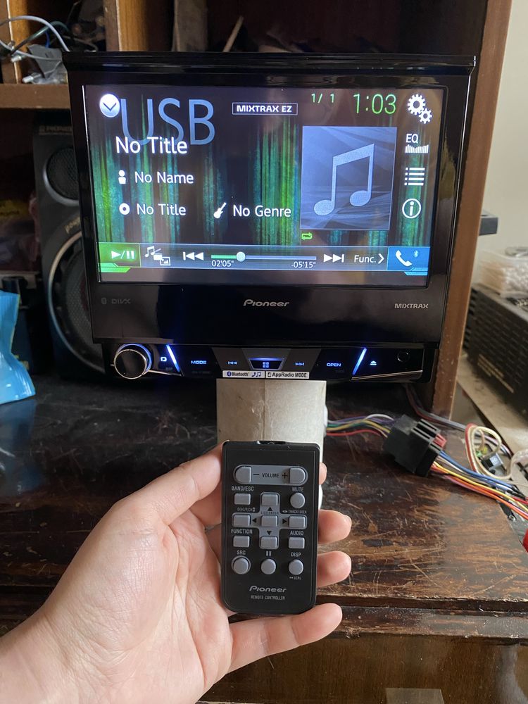 Pioneer AVH-X7700BT - ВИСОК КЛАС - DVD USB Bluetooth cd плеър сд радио
