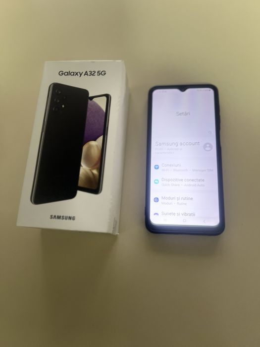 Samsung A32 5G cu incarcator folie si husa
