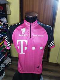 tricou cycling adidas team telekom  size L nou cu eticheta clasic