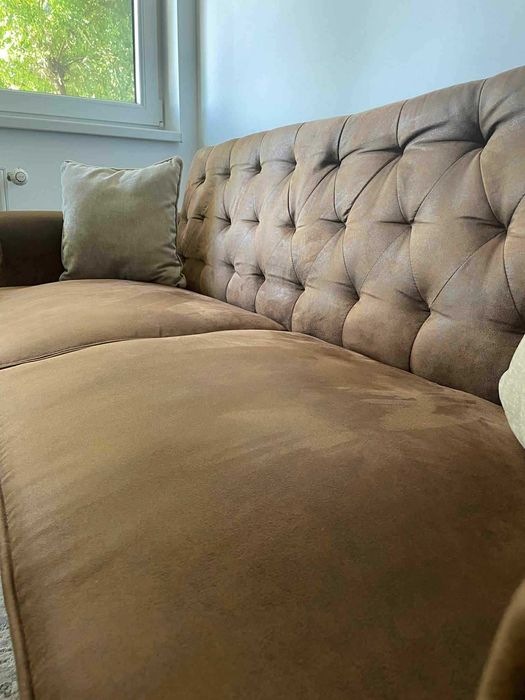 Canapea extensibilă Mobexpert maro – stare excelentă, fără defecte