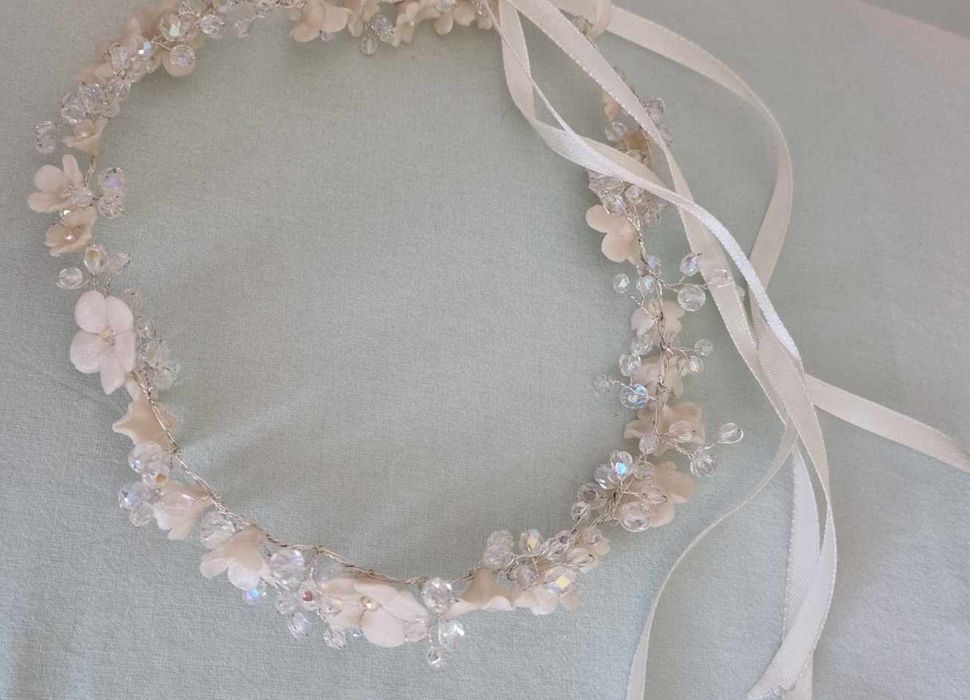 Bentiță mireasă 45 cm