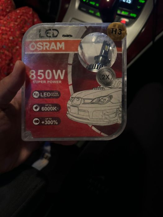 Led лампочка Н3 фирмы OSRAM