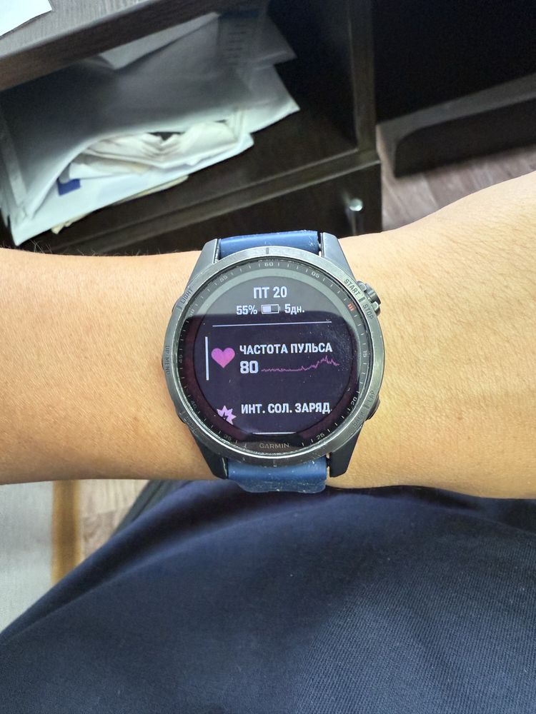 Garmin Fenix 7s, Гармин феникс 7с сапфир молар