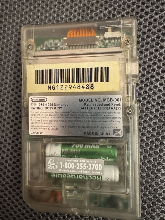 Vintage Consola Nintendo GameBoy Pocket