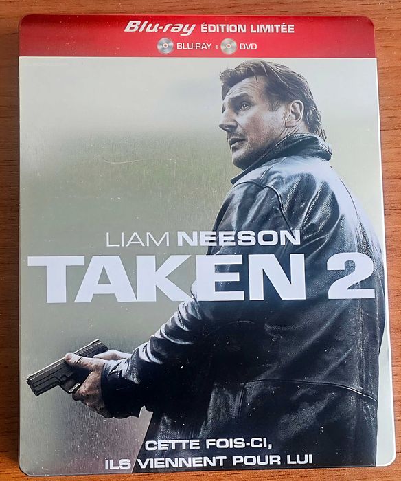 Vand steelbook Taken 2 bluray 2 discuri, nou, neutlizat