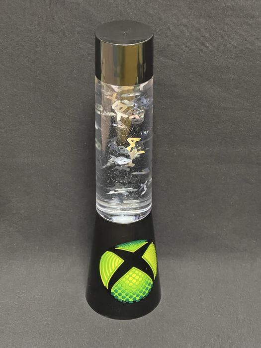 Lampa XBOX Paladone - care se aprinde si invarte litere din glitter