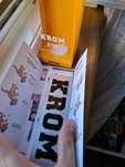 Vand kendama krom pop galbena rubber