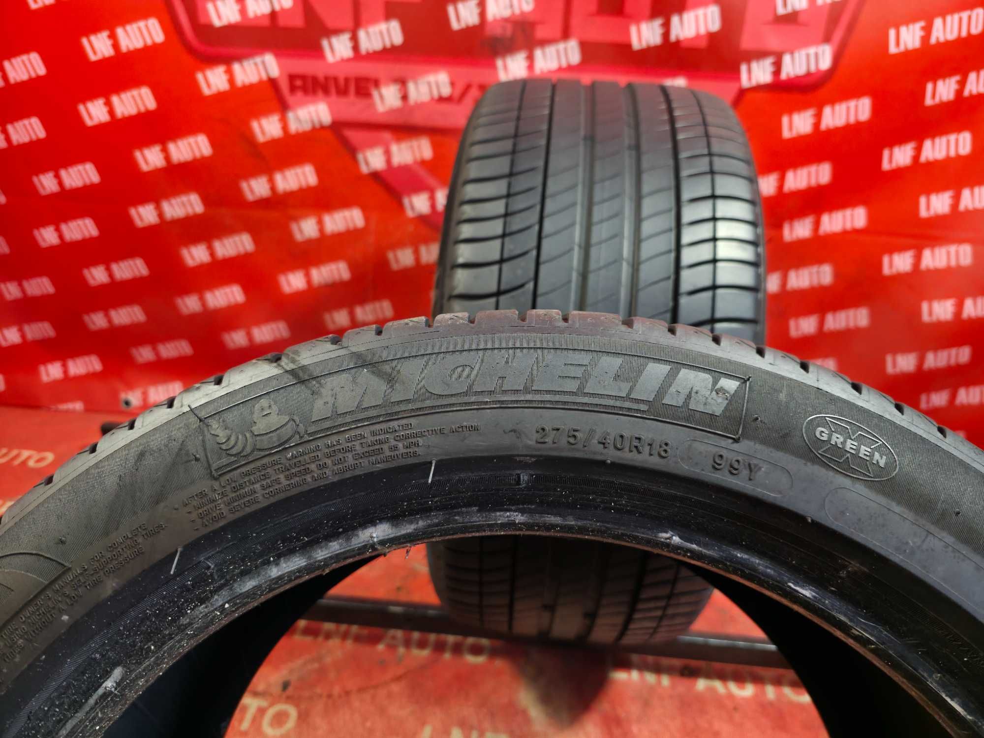 Anvelope de VARA - 275/40/18 - Michelin - 6.8 MM - DOT 2021 RFT !