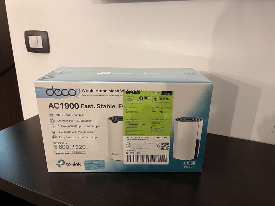 Sistem Mesh Tp link deco S7 sigilat garantie !!