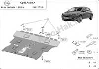 Scut motor metalic Opel Astra K 2015 -2021