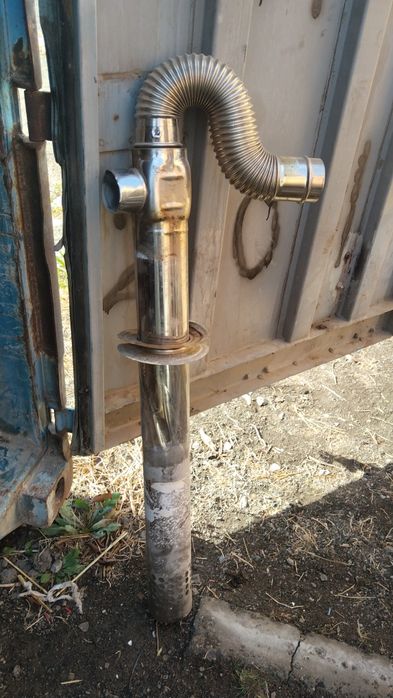 Труба от котла Риннай