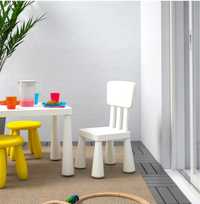 Детский стол и стульчик белый ikea