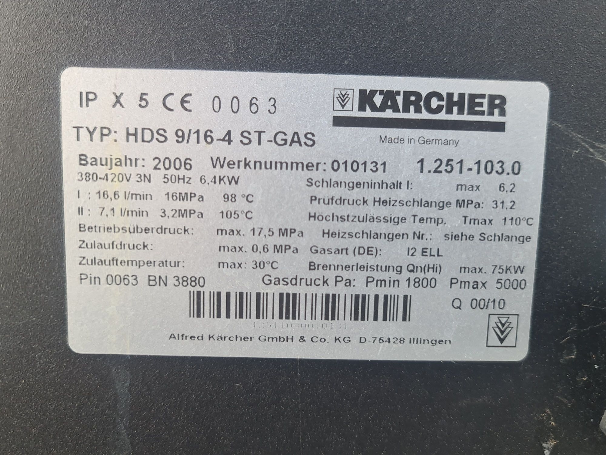 Vand aparat de spalat Karcher HDS 9/14-4 ST Gas