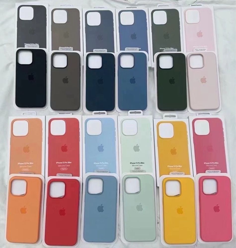 Husa silicon Apple iPhone 14 15 Plus Pro Max Apple Silicone Case