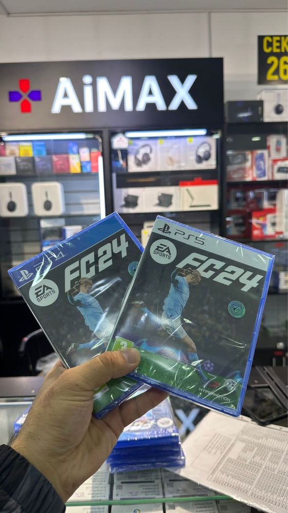 Новинка! Диск FIFA 24 FC24 PS4/PS5 Playstation 4/5 игра/ New! Каспи QR