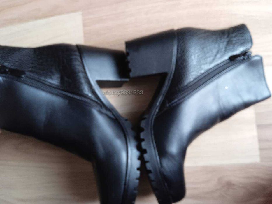 Обувки Боти дамски на ток 7 см размер 37