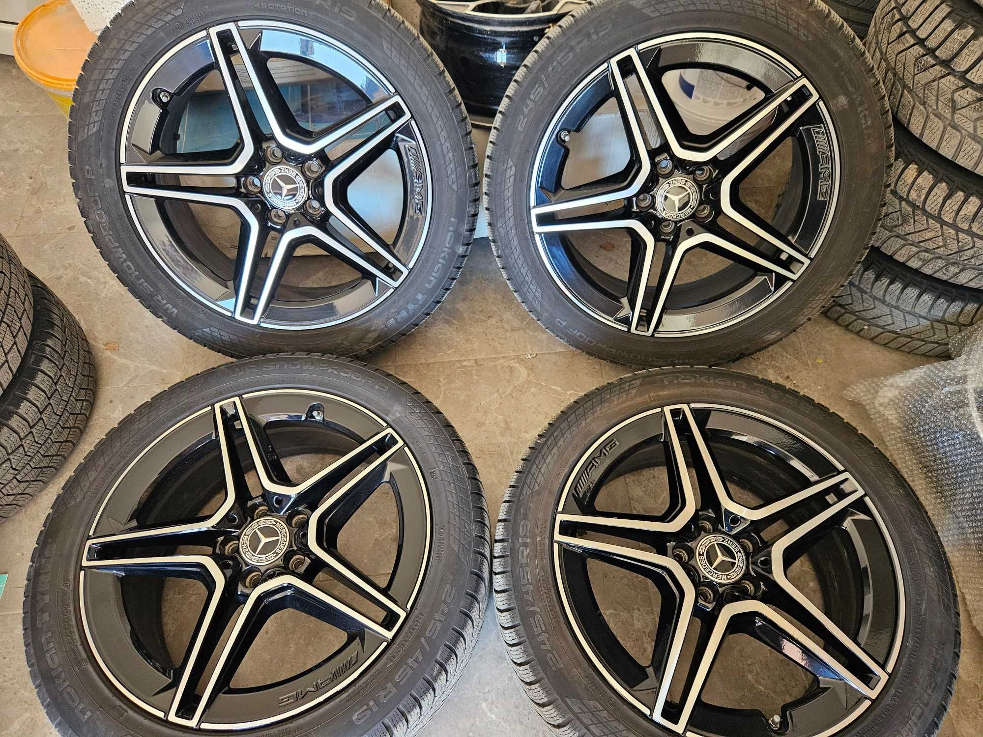 Оригинални ДЖАНТИ 19" 8J  5X112 Mеrcedes AMG
